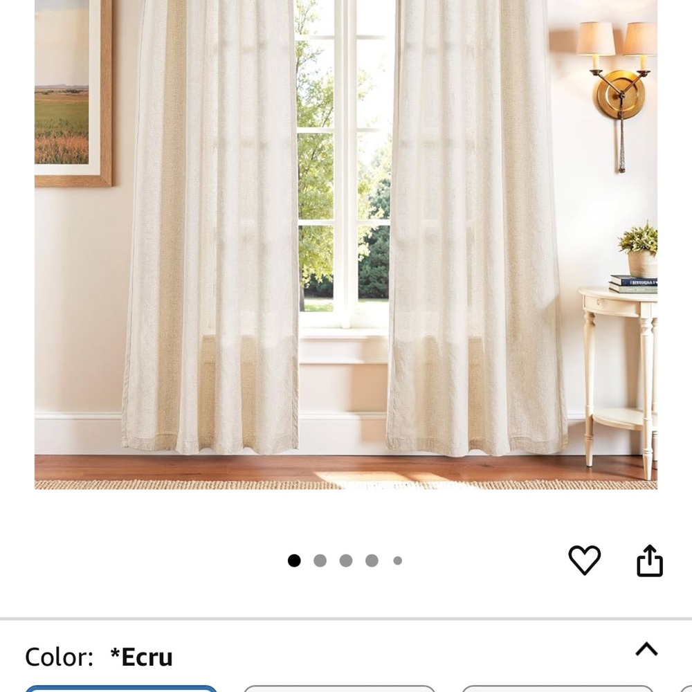 Linen Blend Curtains